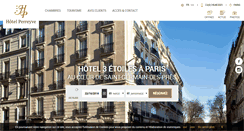 Desktop Screenshot of perreyve-hotel-paris-luxembourg.com