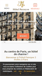 Mobile Screenshot of perreyve-hotel-paris-luxembourg.com